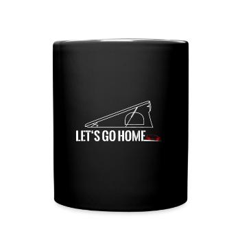 Hubdach Hubdach Faltdach Let’s go home - Mug uni - noir - Devant