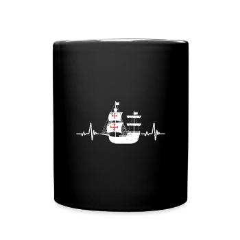 Christopher Columbus - Tasse einfarbig - Schwarz - Vorne