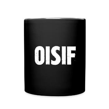 oisif - Mug uni - noir - Devant