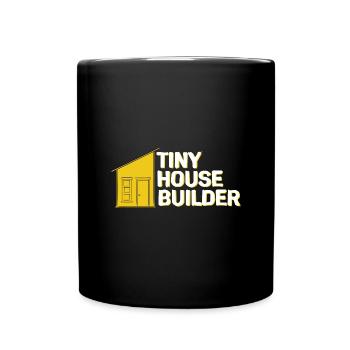 Tiny House - Tasse einfarbig - Schwarz - Vorne