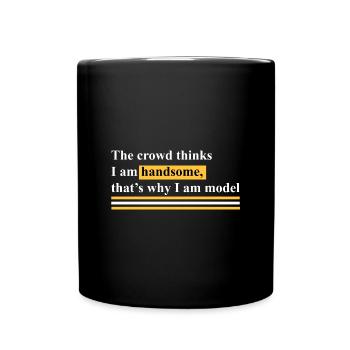 That's why I'm a model - Full Colour Mug - black - Front
