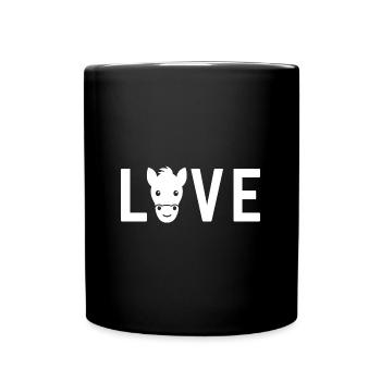 Horseback Riding Equestrian Horseback Rider Gift - Full Colour Mug - black - Front
