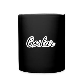 Goslar - Textdesign mit Stadtnamen - Tasse einfarbig - Schwarz - Vorne