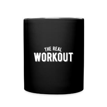 The real workout - Full Colour Mug - black - Front