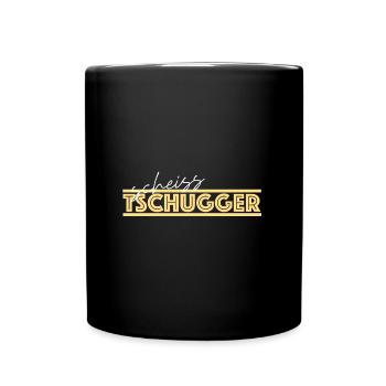 Scheiss Tschugger | Schweiz, Polizei - Tasse einfarbig - Schwarz - Vorne