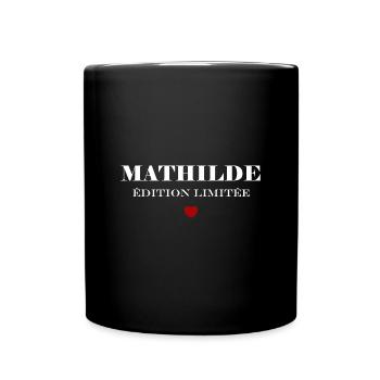 mathilde - Mug uni - noir - Devant