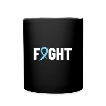 Fight Cancer Cancer Beaten Cancer Survivor Chemoth - Tasse einfarbig - Schwarz - Vorne