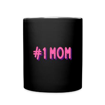 Hashtag Nummer Eins Mama Mütter Tag Idee Mama Frauen - Tasse einfarbig - Schwarz - Vorne
