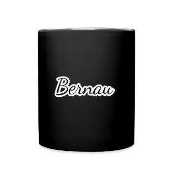 Bernau - Textdesign mit Stadtnamen - Tasse einfarbig - Schwarz - Vorne