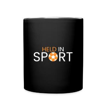Held in Sport - Tasse einfarbig - Schwarz - Vorne