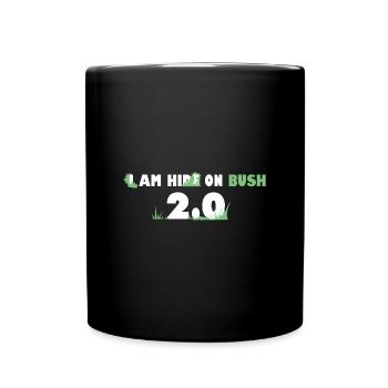Se cacher sur Bush 2.0 - Mug uni - noir - Devant