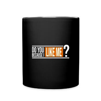M’aimes-tu bien? - Mug uni - noir - Devant
