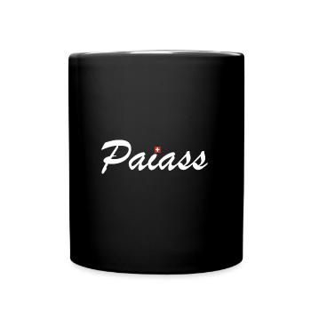 Paiass | Schweiz, Schweizerdeutsch, Dialekt - Tasse einfarbig - Schwarz - Vorne