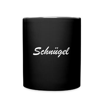 Schnügel | Liebling, Schweiz, Schweizerdeutsch - Tasse einfarbig - Schwarz - Vorne