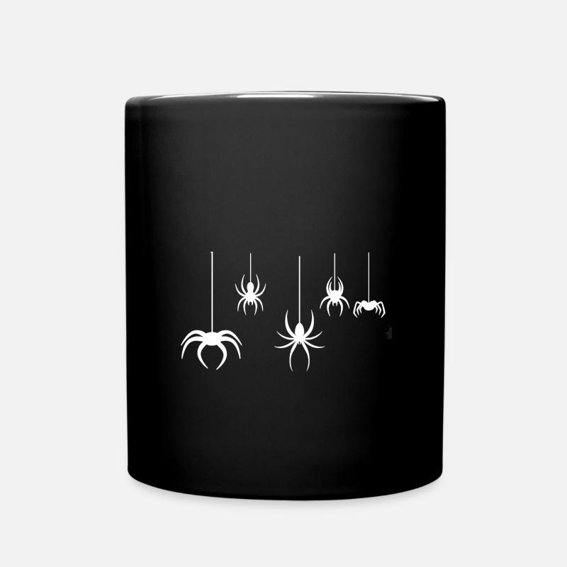 spinnen,hängende spinnen,spinne - Tasse einfarbig - Schwarz
