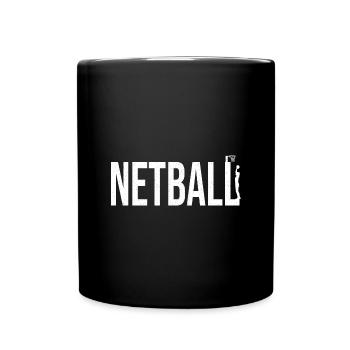 Love Netball Netball Player Gift - Full Colour Mug - black - Front