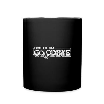 Junggesellenabschied Zeit zum Abschied Lustige Geschenkidee - Tasse einfarbig - Schwarz - Vorne
