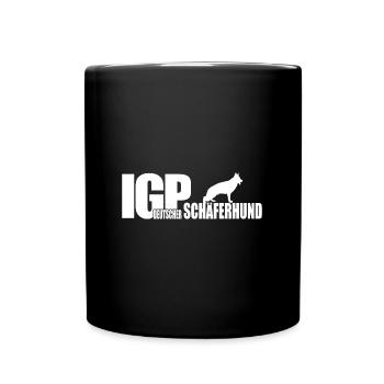IGP GERMAN SHEPHERD Wilsigns IPO sport de chien - Mug uni - noir - Devant