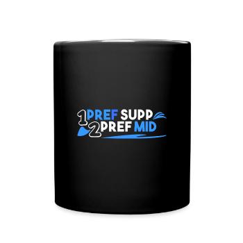 1. pref supp 2. pref mid - Tasse einfarbig - Schwarz - Vorne