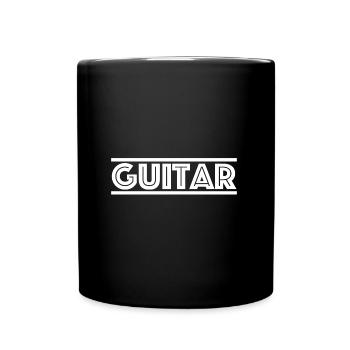 Guitar | Concert, Festival Open Air - Full Colour Mug - black - Front