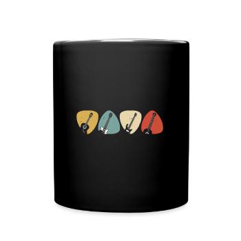 Guitar Graphic Guitar Player Rock Band Member Musi - Tasse einfarbig - Schwarz - Vorne