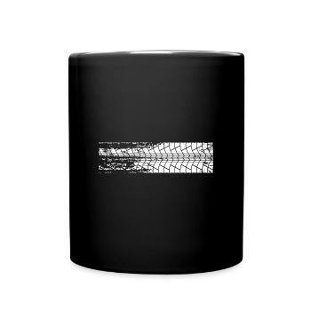Tyre track - Full Colour Mug - black - Front