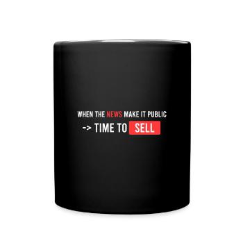 when the news makes it public - Full Colour Mug - black - Front