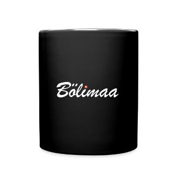 Bölimaa | Buhmann, Schweiz, Schweizerdeutsch - Tasse einfarbig - Schwarz - Vorne