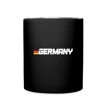 Retro Jersey Germany Flag Flag - Full Colour Mug - black - Front
