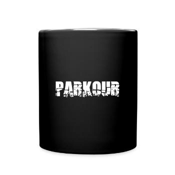 Parkour Shirt Parkour Breakdown Free Running Geschenk - Tasse einfarbig - Schwarz - Vorne