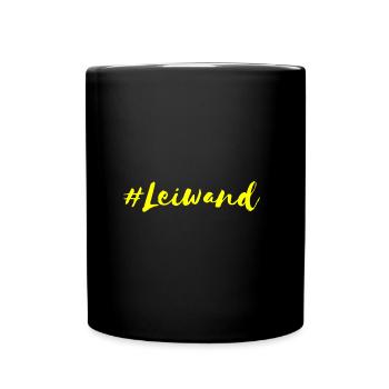 Leiwand Cool Lässig Wiener Österreich - Tasse einfarbig - Schwarz - Vorne