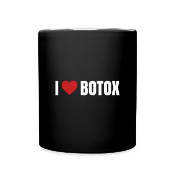 Botox - Tasse einfarbig - Schwarz - Vorne