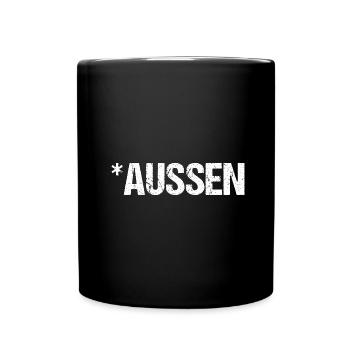 gendern Spruch Sprache Genderwahnsinn Geschenk - Tasse einfarbig - Schwarz - Vorne