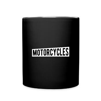 Motorcycles - Full Colour Mug - black - Front