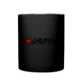 Heart group - Full Colour Mug - black - Front