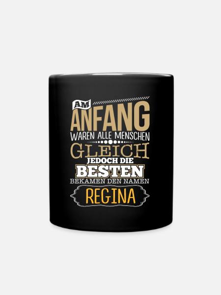 REGINA - Die Besten - Tasse einfarbig - Schwarz