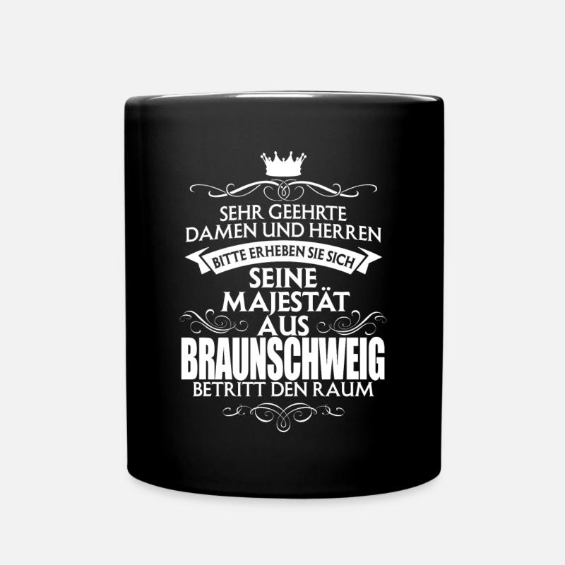 BRAUNSCHWEIG - Majestät - Tasse einfarbig - Schwarz