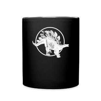 Stegosaurus - Tasse einfarbig - Schwarz - Vorne