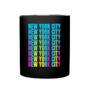New York City - Full Colour Mug - black - Front
