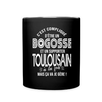 Toulouse bogosse supporter club foot toulousain - Mug uni - noir - Devant