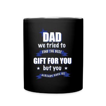 Fête des pères Cadeau Homme Idée cadeau - Mug uni - noir - Devant