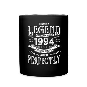 1994 Vintage Birthday Born in 1994 - Full Colour Mug - black - Front