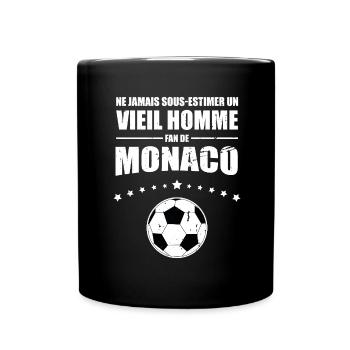 Vieil Homme - Monaco Fan | Retro Vintage - Full Colour Mug - black - Front