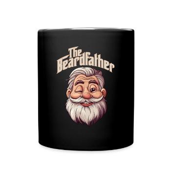 The Beardfather Gift for Bearded Fathers - Full Colour Mug - black - Front