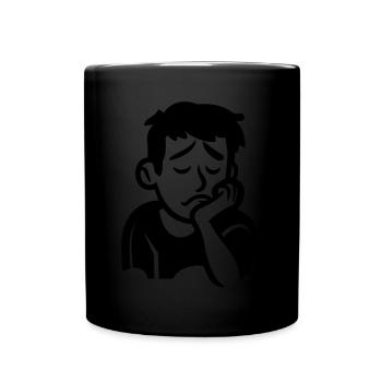 fatigue - Mug uni - noir - Devant
