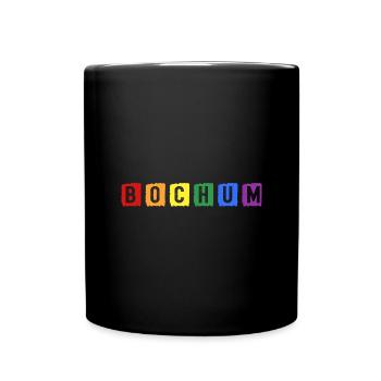 Bochum - Tasse einfarbig - Schwarz - Vorne