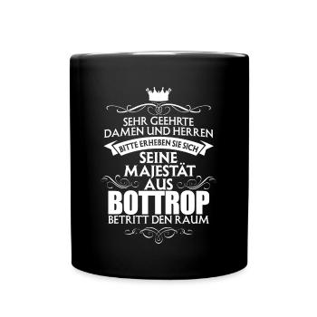 BOTTROP - Majestät - Tasse einfarbig - Schwarz - Vorne
