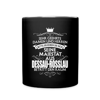 DESSAU-ROSSLAU - Majestät - Tasse einfarbig - Schwarz - Vorne