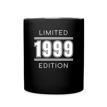 Geburtsjahr 1999 Geburtstag Geschenk Jahr Jahrgang - Tasse einfarbig - Schwarz - Vorne