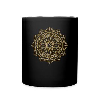 Mandala - Full Colour Mug - black - Front